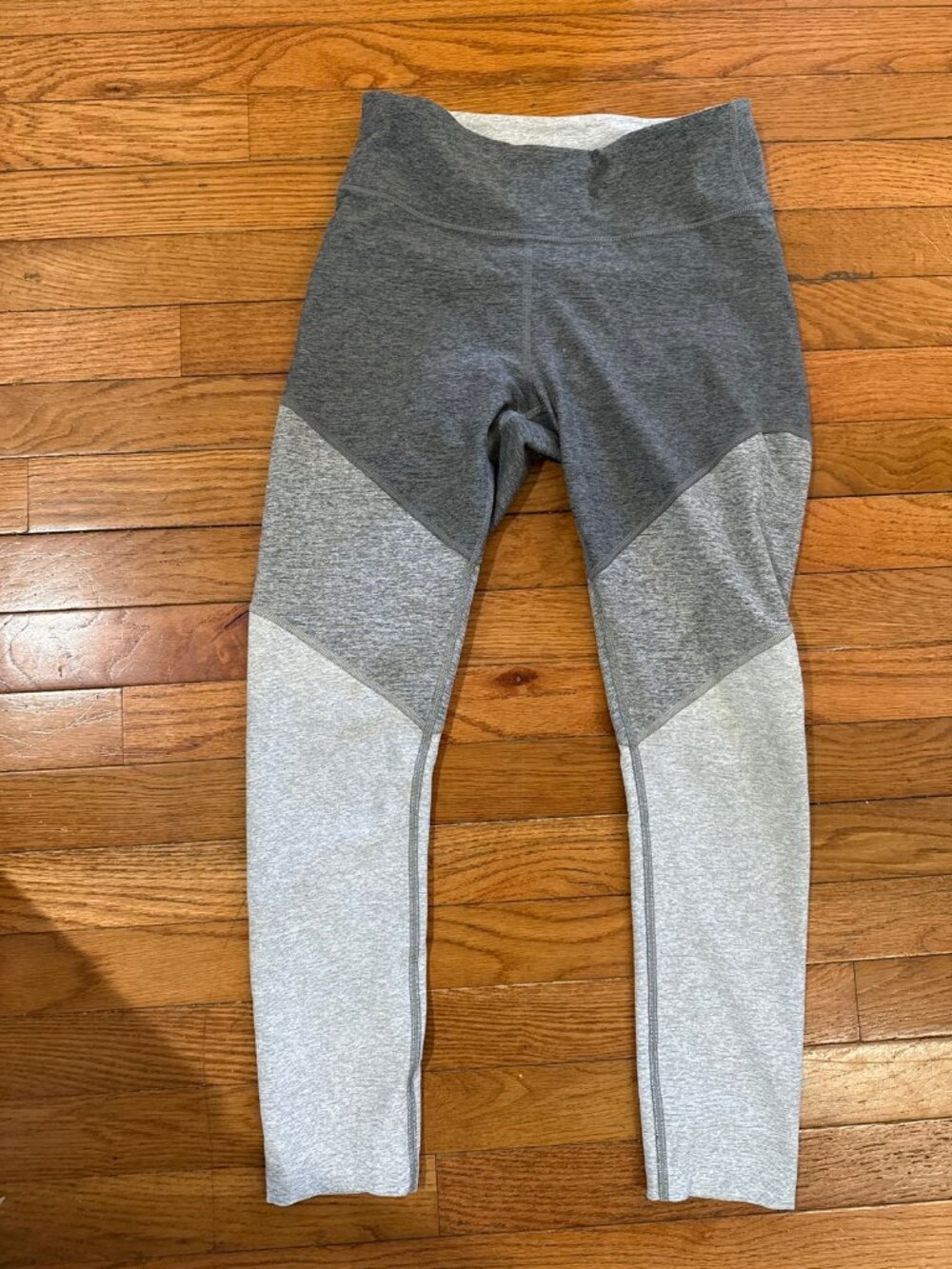Outdoor Voices Colorblock Leggings Grey Gradient S